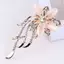 E-WOITD Opal Hoa Thổ Cẩm Kim Cương Giả Pha Lê Thổ Cẩm Pin Tiệc Cưới Nữ Trang Sức E-WOITD