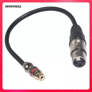 Bộ chuyển đổi cáp tai nghe XLR RCA / XLR Nữ sang XLR Nam Dây âm thanh 30cm