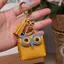 E-WOITD Túi đựng chìa khóa dễ thương Cú Ví đựng tiền xu Túi đi học Mini Móc chìa khóa ô tô Mặt dây chuyền Ví nữ Da Ví đựng tiền xu Ví đựng tiền xu Móc khóa E-WOITD