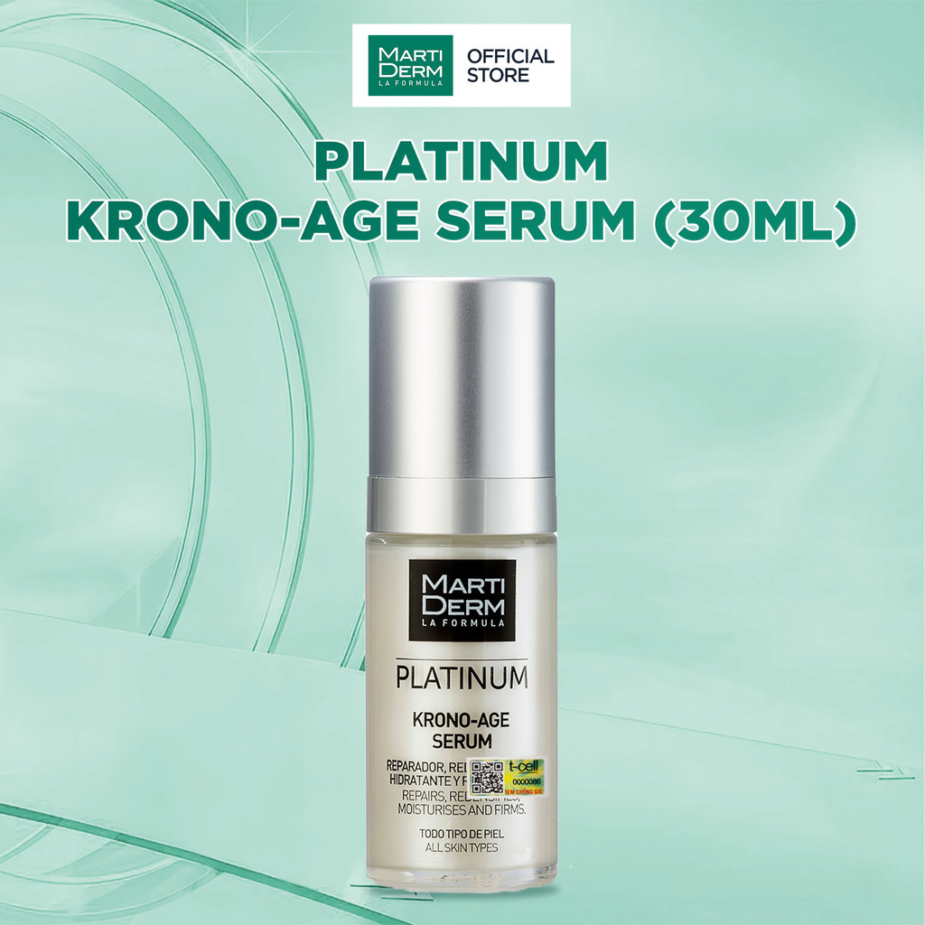 Tinh chất tái tạo và chống lão hoá MartiDerm Platinum Krono-Age Serum 30ml