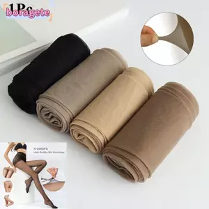 BORAGETE Stocking Thời Trang Siêu Mỏng Chặt Đùi Sheer