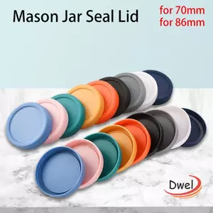 DWEL 6 chiếc 70mm 86mm Dụng cụ nhà bếp bằng nhựa Có thể tái sử dụng Nắp chai
