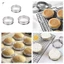 Nhẫn Mousse bằng thép không gỉ Khuôn làm bánh Máy cắt bánh quy để nướng và nấu ăn
