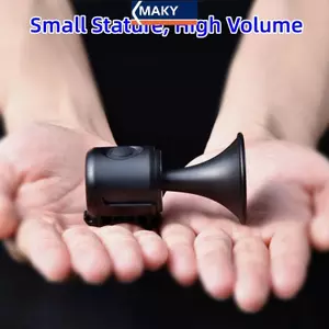 MAKY Chuông Xe Đạp Điện Tử Sừng Cảnh Báo Lớn Âm Thanh ABS 120db Chuông Điện An Toàn IPX4 Loa Chuông Báo Động Cho Xe Tay Ga Xe Đạp Đường Bộ VN