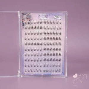 Lông mi giả tự nhiên trong suốt Thân C Curl cho nữ