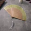 Tian Di Động Cổ Xanh Nữ Quạt Di Động Hanfu Cổ Điển Trung Quốc Gấp Quạt Sườn Xám Gấp Khiêu Vũ