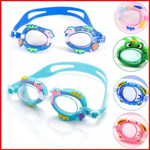 GC1 2025 Mùa Hè Dễ Thương Chống Thấm Nước Chống Sương Mù Trẻ Em Kính Bơi Hoạt Hình Kính Bơi Có Thể Điều Chỉnh GC1
