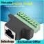 Belleshopp ZJchao 8 Pin Nữ Chuyển đổi Ethernet RJ45 sang Đầu vít Đầu nối Bộ chuyển đổi DVR kỹ thuật số CCTV Thích hợp cho Giao diện Mạng Tính năng: và