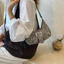 SQ11 Túi đeo dưới cánh tay đa năng thiết kế cổ điển thiểu số phong cách Hàn Quốc
