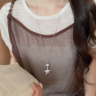 Hình Học Ngôi Sao Hoa Mặt Dây Chuyền Vòng Cổ Niche Cao Cấp Choker Tinh Tế Phụ Nữ Phụ Kiện