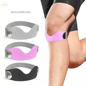 AWNGD Dây đeo đầu gối bánh chè, Dây đeo đầu gối bằng silicon chăm sóc đầu gối bánh chè, Dễ sử dụng Hỗ trợ đầu gối có độ đàn hồi cao linh hoạt Dây hỗ trợ thể thao đầu gối Tập thể dục
