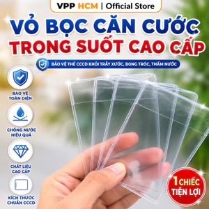 Vỏ Bọc Căn Cước Công Dân Trong Suốt Cao Cấp - Bảo Vệ Thẻ CCCD Khỏi Trầy Xước, Bong Tróc, Thấm Nước