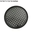 Bộ Chảo Pizza Đục Lỗ VVDZA, Mupti Purpose 9 / 10 / 11 / 12 / 14 Inch Khay Nướng Pizza, Đĩa Nấu Ăn Bằng Thép Carbon Tròn Chống Dính Bền Đẹp Sắc Nét & Bubbly