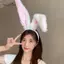 AqToCna Cô Gái Dễ Thương Sang Trọng Dài Tai Thỏ Tóc Cosplay Phụ Kiện Tóc AqToCna