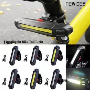 NEWIDEA Xe Đạp Đuôi Đèn Xe Đạp An Toàn Đi Xe Đạp Phụ Kiện Cho Xe Đạp Đường Bộ USB Đèn Sạc