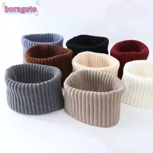 BORAGETE Cổ Tử Cung, Ấm Áp Thiết Kế Dày Cổ Ấm Áp, Dệt Kim Chống Gió Mùa Đông Khăn Nam Nữ