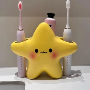 Giá Để Bàn Chải Đánh Răng Hình Ngôi Sao Dễ Thương Tiết Kiệm Không Gian ✨Bubblu11.vn✨