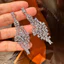 Thời trang Hàn Quốc Tua Rua Tính khí Bông tai Zircon tinh tế sang trọng Bán buôn