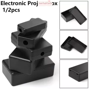ITRUMPET 1 / 2 Chiếc Hộp Dự Án Điện Tử Nhựa ABS Đen 9 Kích Thước Nhạc Cụ