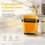 WANYEDI Cà Phê Knock Box, Kích Thước 4,3 Inch Có Thể Tháo Rời Cần Gõ Espresso Knock Box, Thiết Kế Chống Sốc Đế Chống Trơn Trượt Nhựa Cao Su Xây Dựng Cà Phê Xay Thùng Rác