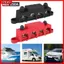 Đầu nối điện YRBWD, Khối phân phối điện DC 4 chiều 48V 250A, M8 M10 bền bỉ 5 / 16 "3 / 8" Khối đầu cuối thanh đinh tán cho thuyền xe tải RV Caravan