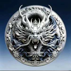 Rồng Totem Xe Miếng Dán Sáng Tạo Độc Đáo Chặn Miếng Dán Máy Tính Ô Tô Xe Máy Trang Trí 3d Họa Tiết 26.3.22