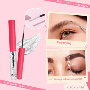 Gel Định Hình Chân Mày HAICUIER Tạo Dáng Lông Mày Sợi Tự Nhiên Giữ Nếp Cả Ngày Dài Không Bết Dính