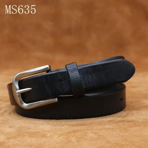 Thắt lưng nữ 30516 / Chất liệu da bò lớp đầu tiên / Khóa chốt hợp kim kẽm / Chiều rộng 28mm / Phong cách mới phù hợp kiểu cổ điển / Thắt lưng quần rộng hẹp bằng da thật / Thắt lưng phụ kiện trang trí