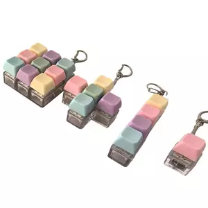 1 / 4 / 5 / 9 Chìa Khóa Đầu Ngón Tay Nút Keycap Giảm Căng Thẳng Móc Khóa Đồ Chơi