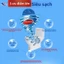 Nhà máy Cung cấp trực tiếp Bong bóng xanh Khử mùi hương Khử mùi Khử mùi Chất tẩy rửa nhà vệ sinh Chất tẩy rửa tự động Gói đậm đặc Lô hàng một mảnh