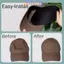 TMOY Có Thể Điều Chỉnh Mũ Bên Trong Hỗ Trợ Cotton Pad Chống Biến Dạng Mũ Bóng Chày Tấm Che Chèn Cong Hình Vành Giữ Tấm Lót Chống TMOY