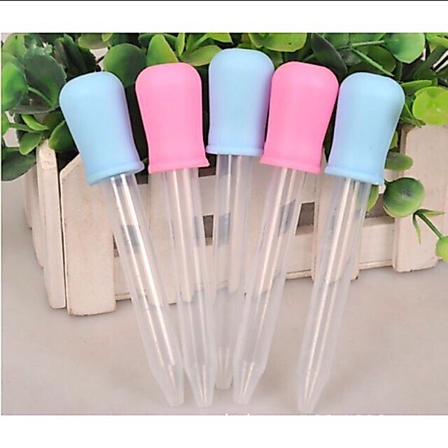 Set 02 Chiếc Ống hút sữa, Bón Sữa  loại 5ml Cho Bé