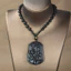 Mặt dây chuyền thương hiệu ngọc bích Obsidian thời trang tinh tế