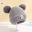 JULYHOT Mũ Mùa Đông Dễ Thương Màu Len Dệt Kim Bonnet Bebe Bé Sơ Sinh Mũ Pompom Cho Trẻ Em Bé Trai Bé Gái Trẻ Em Mũ Ấm Áp Massivedeals