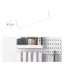 MAKY Kệ Treo Tường Màn Hình DIY Pegboard Kit Lỗ Ban Cho Tấm Tường Trang Trí Nhà Treo Kệ Trang Trí VN