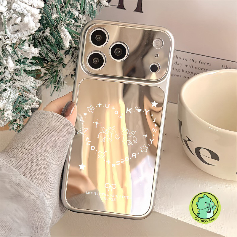 Ốp Điện Thoại Gương Kỳ Lân Thanh Lịch Cho Honor X9D X9C Smart X9B X9A X8D X8C X8B X8A X7D X7C X7B X7A X7 X6D X6S X6C X6B X6A X6 5G 4G Vỏ Mềm Chống Sốc Hoạt Hình Dễ Thương