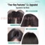 Tóc thật 8-Char Bangs Tóc giả - Tóc trần cao dành cho nữ có tăng âm lượng