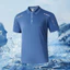 Áo polo ngắn tay cổ rẽ nam thoáng khí Ice Silk Co giãn Áo thun thông thường đa năng