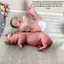 Đồ chơi nhồi bông lợn thực tế VN, Gối hình con lợn sáng tạo, Đồ chơi xỏ ngón cho trẻ em, Quà tặng sinh nhật.