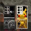 Ốp điện thoại cứng mờ siêu nhỏ "Thiết kế máy chơi Game Pikachu" ‌Dành Cho Samsung S26 Ultra S25 S24 Ultra S25FE S23 Ultra A56 A17S24 + S23 FE S22U S20FE S21 Chống Sốc Samsung Cover