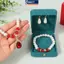 MAKY Vintage Thời Trang Ngọc Trai Bộ Trang Sức Nữ Nelace Bông Tai Bộ Vòng Tay Tiệc Cưới Trang Sức Quà Tặng Pendientes VN