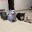 Mô hình giấy mèo CODECOVED, Oiiiao Cat Huh Trang trí nhà cửa Giấy gấp 3D Cat, Ngộ nghĩnh Wonder Kitten Handmade Xoay mèo con Mẫu giấy DIY