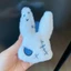 QEARY Thỏ Gothic, Nhỏ Gọn Handmade-look Halloween Plushie, Búp Bê Quirky Màu Trơn Bền Nhẹ Stitch Bunny Goth Lovers