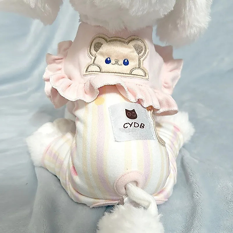 Mùa Đông Quần Áo Thú Cưng Lông Cừu Ấm Áp Bốn Chân Áo Teddy Bichon Siêu Dễ Thương Schnauzer Quần Áo Cho Chó