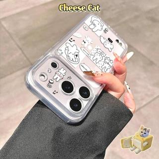 cho Miff Ốp Lưng iPhone Thỏ Trắng Cho iPhone 17 Pro 16 15 14 Plus 11 12 13 Pro Max XR Xs Max