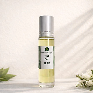 Combo 2 Lọ Tinh dầu tràm N G uyên Ch ất Mệ Hường QT nhà nấu cho bé chai lăn bi 10ml