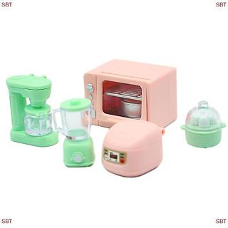 [SB] 1 Bộ 1: 12 Nhà búp bê Nồi cơm điện thu nhỏ Lò vi sóng Máy ép trái cây Máy hấp trứng Đồ dùng nhà bếp Trang trí mô hình Đồ chơi Phụ kiện nhà búp bê MỚI