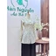 B.A212 - Áo Bà Ba DoLLy ChấM Bi LụA BảO AnH Cổ TiM Dây KéO Nút Nụ ( QUẦN LỤA )
