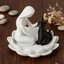Tượng Cô Gái Và Mèo DONOVANQQ, Đồ Trang Trí Để Bàn Dễ Thương Sáng Tạo, Trang Trí Ngộ nghĩnh 3D In Hình Mèo Cảm Ứng Tư Thế Văn Phòng