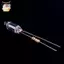 20 Đèn báo neon có điện trở được kết nối với 220V 6 * 16 mm Đèn phát sáng neon Đèn báo chính ELWW